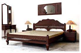 ⭐teak wood beds @ upto 50% off⭐ choose from various original & modern teak wood cot designs such as king size & queen size teak wood bed, single & double teak wood bed, etc. Carved Teakwood Bedroom Furniture Wooden Carved Bed à¤• à¤° à¤µ à¤¡ à¤¬ à¤¡ Ethnic Kraft New Delhi Id 1247870997