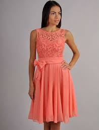 Coral Dress Cocktail Dress Summer Dress Coral Wedding Lace Dress Bridesmaid Dress Chiffon Dress Coral Wedding Dress Coral Bridesmaid Coral Dress Chiffon Evening Dresses Wedding Dresses Unique