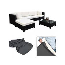 interior design meuble jardin terrasse coussins salon jardin rotin resine tresse synthetique noir m transforming furniture cool furniture reupholster furniture