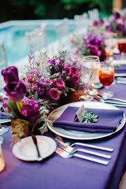 Super Wedding Decoracion Table Pink Navy Blue 23 Ideas Purple Table Settings Wedding Table Settings Purple Wedding Table Flowers
