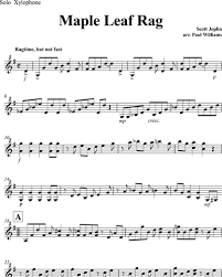 Maple leaf rag for piano and bb clarinet pure sheet music by lars christian lundholm book description : Maple Leaf Rag Solo Xylophone Sheet Music By Scott Joplin Nkoda