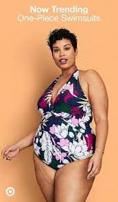 Get Ready For Stylish Poolside Lounging With One Piece Swimsuits Bikinis In Trending Patterns Plus Size Swimwear Women S Plus Size Swimwear Plus Size Bikini