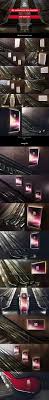 3d Escalator Lightbox Mock Ups Escalator Mockup Light Box