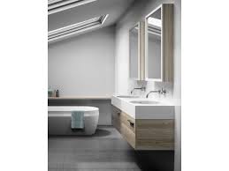 We have a range of wall hung and floor standing units, so your bathroom storage needs will be well looked after. Neo Slimline 1400mm Wall Hung Vanity Unit Maison Oak From Reece