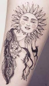 Pin By Lauren Gebler On 1 Spirituality Hippie Tattoo Sleeve Tattoos Sun Tattoos