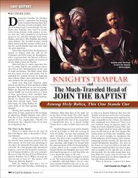 #modern knight templars #templar knight #knight templar #aesthetic #archetype inspirations canada: Knights Templar And The Much Traveled Head Of John The Baptist Atlantis Rising The Research Report
