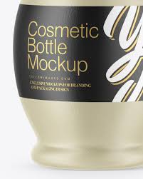 Download source download full version. Ceramic Cosmetic Bottle With Pump Mockup In Bottle Mockups On Yellow Images Object Mockups