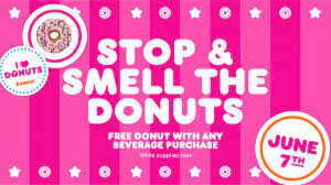 It's limited to one per person and. Take A Break On National Donut Day With A Free Donut From Dunkin Holy City Sinner