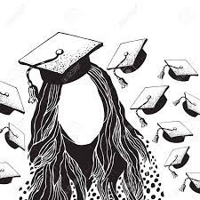 Check spelling or type a new query. Girl Student Silhouette In Traditional Cap And Gown Celebrating Royalty Free Cliparts Vectors And Stock Illustration Image 124094525