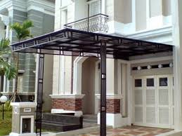 Kanopi kain dapat menambahkan kesan klasik pada bangunan rumah anda. Kanopi Rumah Minimalis Modern Desain Menarik