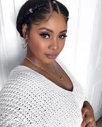 Simple Hairstyle Trendy Updos For Long Hair Elegant Updos For Medium Le Natural Hair Styles Natural Hair Styles Easy Protective Hairstyles For Natural Hair