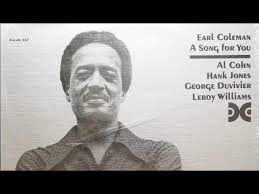 Earl Coleman — A Song For You