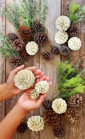 Simple Pine Cone Diy Is Also Very Beautiful Pinecone Diy Pinecone Diy Hom Easy Christmas Decorations Thanksgiving Decorations Diy Table Pine Cone Decorations