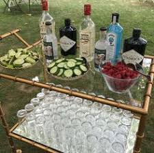 Pin By Lucinda On Wedding Ideas Gold Drinks Drinks Trolley Drinks