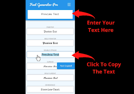 This is a simple online tool that converts regular text into cursive letter symbols. Font Generator Pro Generate Unlimited Fancy Fonts
