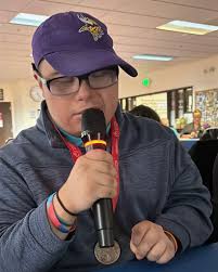 Inclusion in action! Our clients at Centerforce, like Nicky, love getting  out and about to sing karaoke at the Salvation Army. Huge thanks to  inclusion specialist Annie for making these fun trips