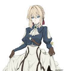 Old Fan Art Sketch I Did Tribute To Violet Evergarden Anime Violet Evergarden Anime Violet Evergreen Anime
