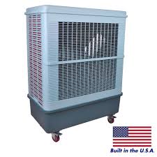 Hessaire 8 500 Cfm 2 Speed Portable Evaporative Cooler For 2 100 Sq Ft Mfc18000 The Home Depot Evaporative Cooler Evaporative Coolers Air Ventilation