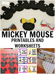 Mickey Mouse Worksheets And Printables Mickey Mouse Classroom Mouse Printables Mickey Mouse Printables