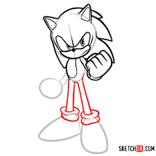 I draw sonic and more characters in the game or animation. How To Draw Sonic The Hedgehog Sketchok Easy Drawing Guides