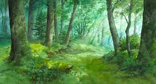 We present you our collection of desktop wallpaper theme: Anime Landscape Anime Forest Background