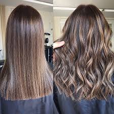 Straight Vs Curly Who Said That Brunette Doesn T Have Fun Hair Styles Brown Hair Balayage Baylage Hair