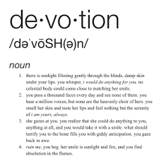Check spelling or type a new query. Devotion Definition Poem Becklemania My Poetry Writing Poetry Devotions