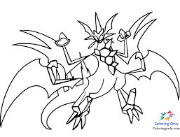 Lucario coloring page pokemon coloring pages pokemon coloring. Ultra Necrozma Coloring Page Free Printable Coloring Pages For Kids