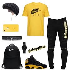 Black And Yellow Jordan Shirt 