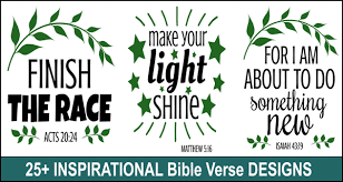 Download Inspirational Bible Quote Designs Scripture Verses Svg Files Patterns Monograms Stencils Diy Projects