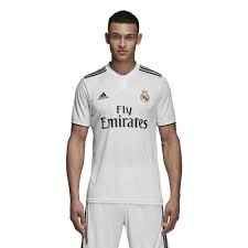 adidas Real Madrid Home 18/19 T-Shirt White, Goalinn