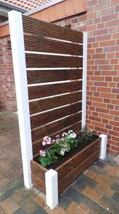 Sichtschutzzaun Blumenkasten Blumenkubel Windschutz Holz Pflanzkubel Neu Blumenkasten Sichtschutz Garten Selber Bauen Blumenkubel
