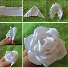 1) siapkan satu lembar pita organdi ukuran 1/2 inci dangan panjang 11 inci. Tutorial Membuat Buket Bunga Dari Pita Blog Lif Co Id