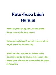 Check spelling or type a new query. Kata Bijak Hukum