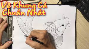Hình xăm cá chép đẹp, hình xăm cá chép hóa rồng đẹp nhất. HÆ°á»›ng Dáº«n Váº½ Khung Ca Chep Nhanh Ä'á»u Chuáº©n Youtube