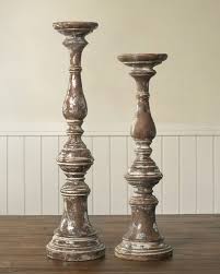 Tall Silver Leaf Candle Holders Balsam Hill Tall Candle Holders Floor Candle Holders Floor Candle