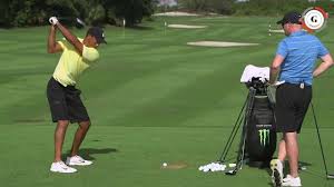 You have complete control over shaping all your shots with the swing system in. A Sneak Peek At A Tiger Woods Practice Session Instruction Golf Digest