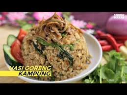 Masukkan telur, garam, sawi dan kubis cina. Resipi Nasi Goreng Kampung Youtube