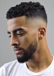 Degrademi Long Coiffure Homme Coiffure Cheveux Boucles Coiffure Homme Afro