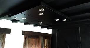 How to, tips, and advice diy kitchen lighting upgrade: Diy Kitchen Ceiling Lighting Made From Ikea Lack Tables Homecrux