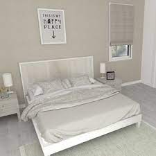 Idee meilleur tete lit bois flotte faire une en brut palette à tete lit bois flotté. Tete De Lit De 180 Cm Blanc Mat Et Bois Flotte Creme Kazed