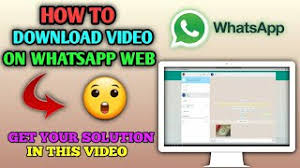 Here's how to download videos from twitter using your desktop browser or an app on your android or ios phone or tablet. How To Download Video On Whatsapp Web Youtube