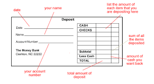 When finished, you can print out your deposit slip for no charge. Money Basics Managing A Checking Account
