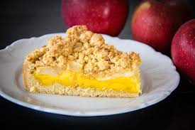Apfel Pudding Streusel Kuchen Mum And Cherry