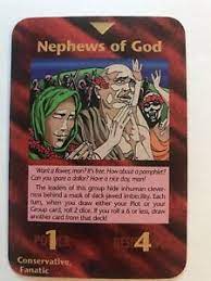 Introduces a new card type: Illuminati New World Order Assassins Card Game Nephews Of God Mint Ebay