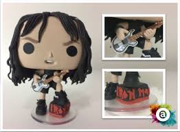 Custom Steve Harris Estilo Funko Pop Feito De Biscuit Com Base De Acrilico Iron Maiden Eddie Iron Maiden Old Rock