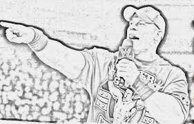 Wrestling coloring pages john cena. John Cena Coloring Pages Games