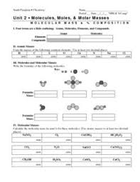For example, one mole of carbon would have a mass of 12.011 grams. Molar Mass Lesson Plans Worksheets Lesson Planet
