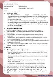 Lkpd bahasa inggris kelas xi. Lkpd Bahasa Inggris Interactive Worksheet For Vii
