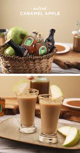 The Recipe For This Delicious Salted Caramel Apple Cocktail Just May Be The Perfect Holiday Gift For Your Friends M Apple Drinks Caramel Drinks Holiday Drinks